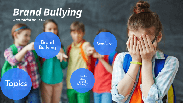 Bullying of a Brand